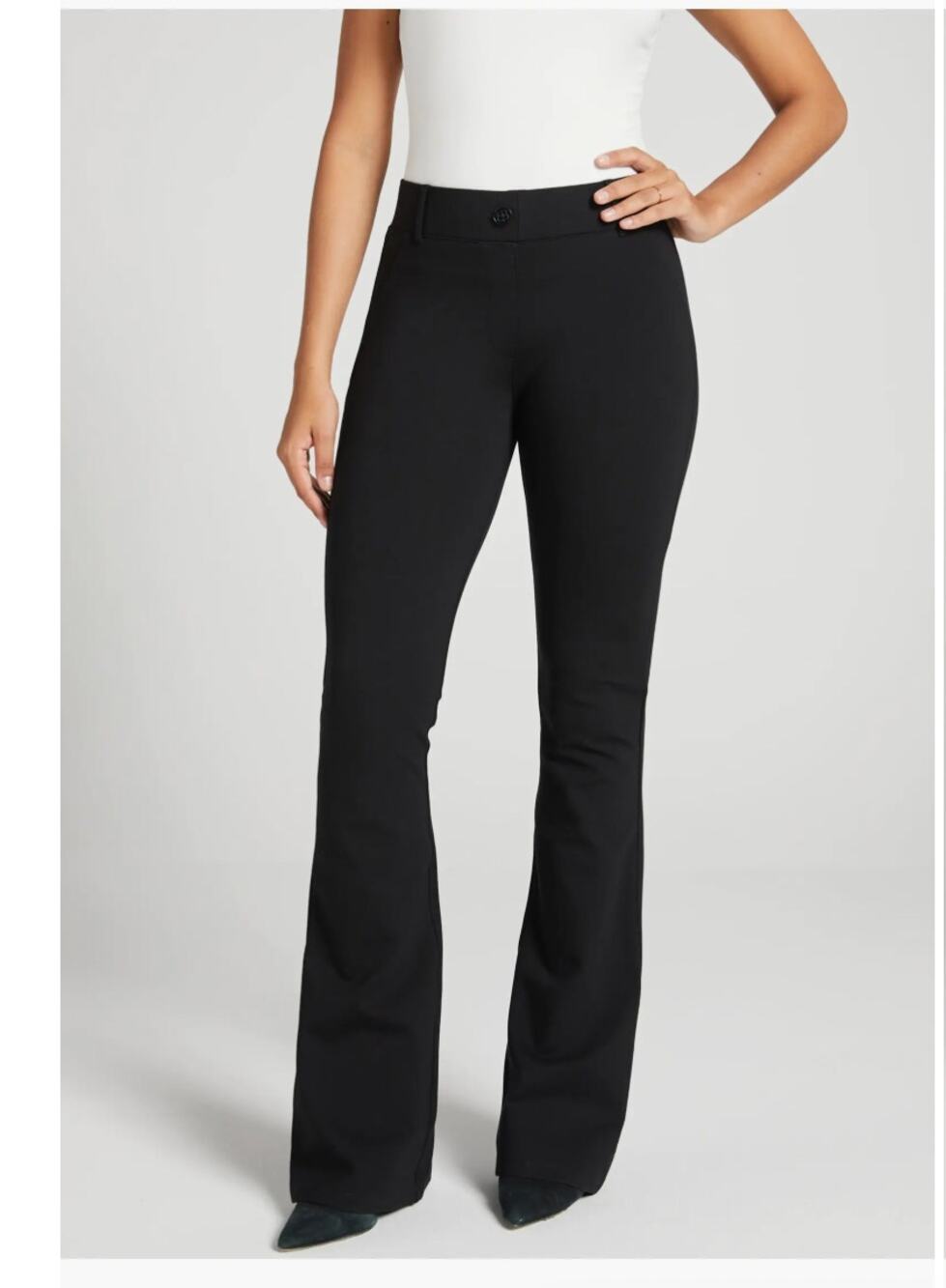 BetaBrand Classic DPYP Dress Pant Yoga Pant Bootcut Black size M